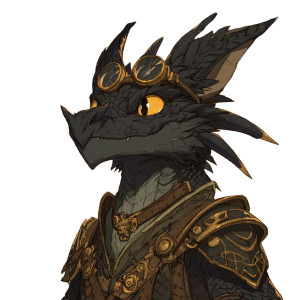 Steampunk Kobold V3 Vinyl Car Decal Sticker – Waterproof & UV-Resistant 