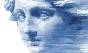 Digital Greek Muse Vinyl Car Decal Sticker – Waterproof & UV-Resistant Digital Greek Muse Vinyl Car Decal Sticker – Waterproof & UV-Resistant