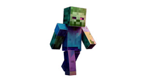Minecraft Zombie Vinyl Car Decal Sticker – Waterproof & UV-Resistant 