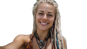 Boho Beach Adventurer Vinyl Car Decal Sticker – Waterproof & UV-Resistant 
