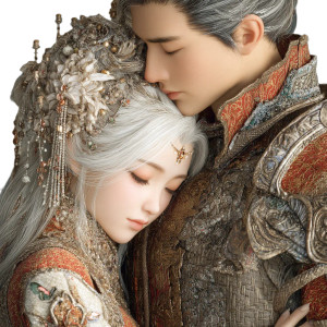 Chinese Royal Couple Vinyl Car Decal Sticker – Waterproof & UV-Resistant Chinese Royal Couple Vinyl Car Decal Sticker – Waterproof & UV-Resistant
