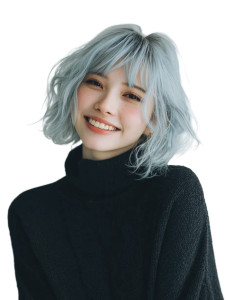 Japanese Girl Smiling V3 Vinyl Car Decal Sticker – Waterproof & UV-Resistant 