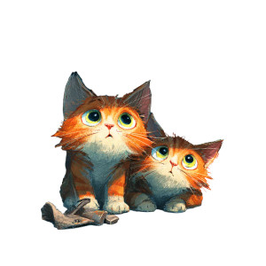 Hiding Kittens Vinyl Car Decal Sticker – Waterproof & UV-Resistant 