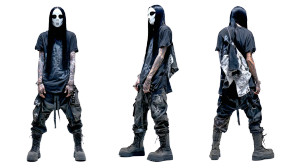 Postapocalyptic Cyberpunk Dude Vinyl Car Decal Sticker – Waterproof & UV-Resistant Postapocalyptic Cyberpunk Dude Vinyl Car Decal Sticker – Waterproof & UV-Resistant