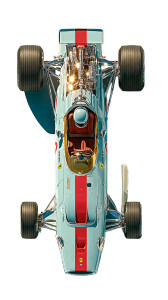 Vintage F1 Car Vinyl Car Decal Sticker – Waterproof & UV-Resistant 