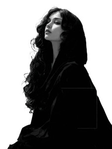 Bauhaus Arab Woman Vinyl Car Decal Sticker – Waterproof & UV-Resistant 