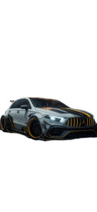 Mercedes Amg A45 Vinyl Car Decal Sticker – Waterproof & UV-Resistant 