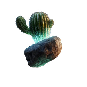 Magical Levitating Cactus Vinyl Car Decal Sticker – Waterproof & UV-Resistant Magical Levitating Cactus Vinyl Car Decal Sticker – Waterproof & UV-Resistant
