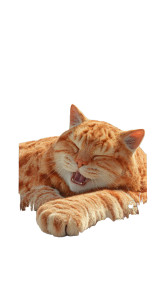 Giant Singing Cat V8 Vinyl Car Decal Sticker – Waterproof & UV-Resistant 