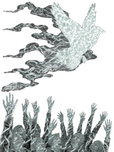 Help And Flight Vinyl Car Decal Sticker – Waterproof & UV-Resistant 