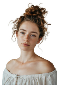 Sun-Kissed Portrait Vinyl Car Decal Sticker – Waterproof & UV-Resistant 