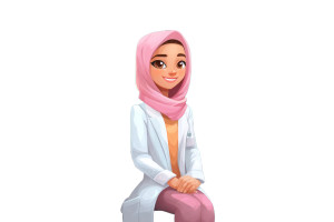 Muslim Radiologist Magnet Vinyl Car Decal Sticker – Waterproof & UV-Resistant Muslim Radiologist Magnet Vinyl Car Decal Sticker – Waterproof & UV-Resistant