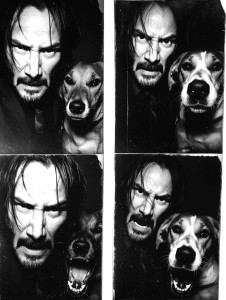 John Wick Booth Vinyl Car Decal Sticker – Waterproof & UV-Resistant 