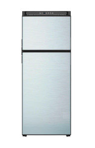 Ultimate 10 cu. ft. Dual Compartment 2 Door Refrigerator | Left Hand Hinge | Stainless Steel | LED Panel Control | Night Mode | Adjustable Glass Shelves