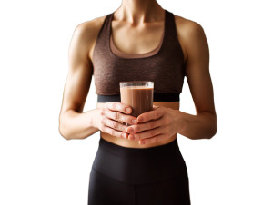 Sporty Woman Drinking Vinyl Car Decal Sticker – Waterproof & UV-Resistant 