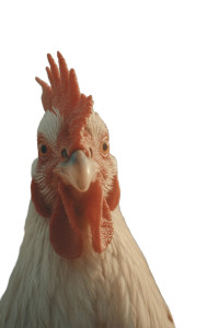 Rooster Selfie Surprise Vinyl Car Decal Sticker – Waterproof & UV-Resistant 