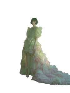 Surreal Fairytale Portrait Vinyl Car Decal Sticker – Waterproof & UV-Resistant 