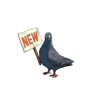 Cartoon Pigeon Sign Vinyl Car Decal Sticker – Waterproof & UV-Resistant Cartoon Pigeon Sign Vinyl Car Decal Sticker – Waterproof & UV-Resistant