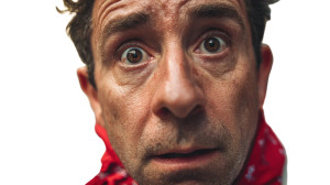 Fearful Runner Close-Up Vinyl Car Decal Sticker – Waterproof & UV-Resistant 