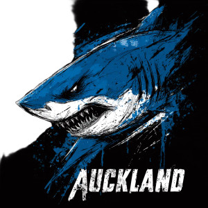 Auckland Shark Vinyl Car Decal Sticker – Waterproof & UV-Resistant 