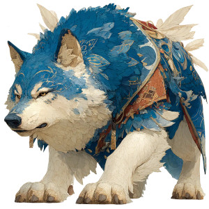 Epic Fantasy Wolf Vinyl Car Decal Sticker – Waterproof & UV-Resistant 