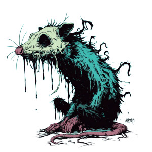 Lying Opossum Vinyl Car Decal Sticker – Waterproof & UV-Resistant Lying Opossum Vinyl Car Decal Sticker – Waterproof & UV-Resistant