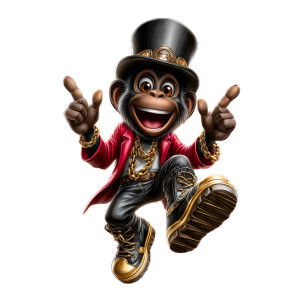 Superhero Monkey V3 Vinyl Car Decal Sticker – Waterproof & UV-Resistant Superhero Monkey V3 Vinyl Car Decal Sticker – Waterproof & UV-Resistant