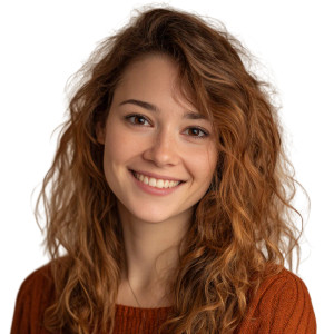 Young Woman Portrait V76 Vinyl Car Decal Sticker – Waterproof & UV-Resistant 