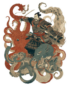 Man Vs Octopus Vinyl Car Decal Sticker – Waterproof & UV-Resistant 