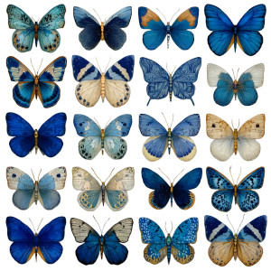 Vintage Watercolor Butterflies Vinyl Car Decal Sticker – Waterproof & UV-Resistant  Vintage Watercolor Butterflies Vinyl Car Decal Sticker – Waterproof & UV-Resistant