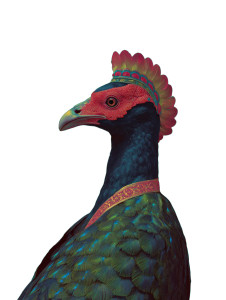 Feathered Mask Creature Vinyl Car Decal Sticker – Waterproof & UV-Resistant 