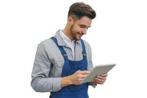 Automotive Technician Working Vinyl Car Decal Sticker – Waterproof & UV-Resistant 