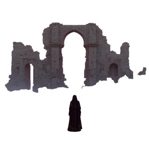 Persian Woman Ruins Vinyl Car Decal Sticker – Waterproof & UV-Resistant 