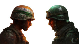 Battlefield Confrontation Vinyl Car Decal Sticker – Waterproof & UV-Resistant 