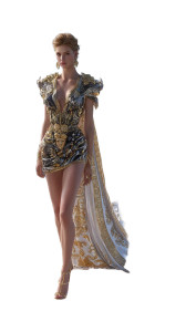 Versace Fashion Train Vinyl Car Decal Sticker – Waterproof & UV-Resistant 