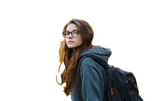 Student In Park V2 Vinyl Car Decal Sticker – Waterproof & UV-Resistant 