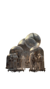 Space Suit Workers Vinyl Car Decal Sticker – Waterproof & UV-Resistant 