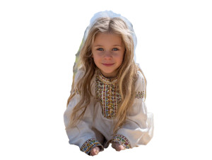 Smiling Ukrainian Girl Vinyl Car Decal Sticker – Waterproof & UV-Resistant Smiling Ukrainian Girl Vinyl Car Decal Sticker – Waterproof & UV-Resistant