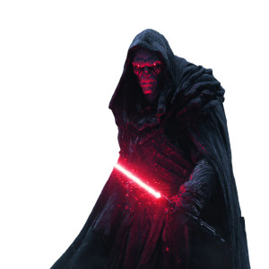 Red Sith Lord Vinyl Car Decal Sticker – Waterproof & UV-Resistant 
