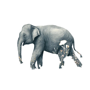 Elegant Elephant Walk Vinyl Car Decal Sticker – Waterproof & UV-Resistant Elegant Elephant Walk Vinyl Car Decal Sticker – Waterproof & UV-Resistant