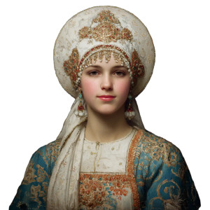 Russian Princess Portrait V2 Vinyl Car Decal Sticker – Waterproof & UV-Resistant Russian Princess Portrait V2 Vinyl Car Decal Sticker – Waterproof & UV-Resistant