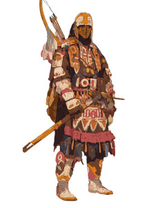 Shaman Warrior Knight Vinyl Car Decal Sticker – Waterproof & UV-Resistant 