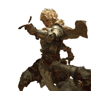 Ornate Fiery Warrior Vinyl Car Decal Sticker – Waterproof & UV-Resistant 