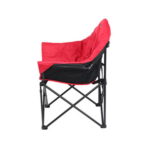 Faulkner Big Dog Camping Chair | Comfortable Padding, 300lb Capacity, Foldable, Burgundy/Black Faulkner Big Dog Camping Chair | Comfortable Padding, 300lb Capacity, Foldable, Burgundy/Black