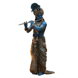 Divine Lord Krishna V11 Vinyl Car Decal Sticker – Waterproof & UV-Resistant 