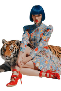 Blue Bob Fashion Vinyl Car Decal Sticker – Waterproof & UV-Resistant 