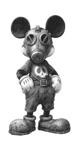 Post-Apocalyptic Mickey Vinyl Car Decal Sticker – Waterproof & UV-Resistant 