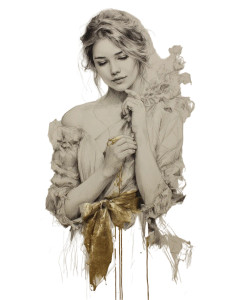 Elegant Woman Drawing V5 Vinyl Car Decal Sticker – Waterproof & UV-Resistant 