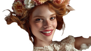 Ethereal Fashion Portrait V10 Vinyl Car Decal Sticker – Waterproof & UV-Resistant 