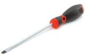 Superior 1/4 Inch Slotted Screwdriver | Chrome Vanadium Steel | Magnetic Tip